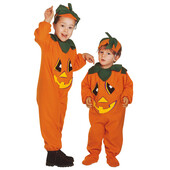 Costum dovleac copii halloween - 3 - 4 ani / 110 cm