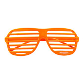 Ochelari disco neon portocalii