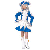 Costum majoreta albastru fete - 4 - 5 ani / 116cm