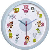 Ceas de perete pentru copii, silentios, cu animale si cifre 3d, tfa little animals 60.3051.14