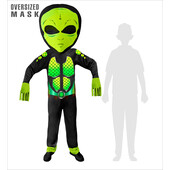 Costum extraterestru space alien copii - 5 - 7 ani / 128 cm