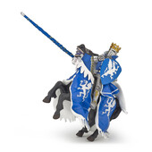 Papo figurina calul regelui cu blazon dragon albastru