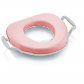 Reductor moale uni pentru toaleta babyjem (culoare: roz)