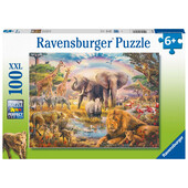 PUZZLE ANIMALE IN SALBATICIE, 100 PIESE