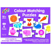 Set de 6 puzzle-uri lumea culorilor galt, 18 luni+