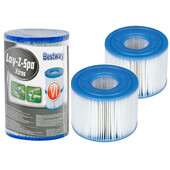 Set 2 filtre bestway® 60311 lay-z-spa™ cartridge vi, diametru 10 cm