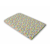 Cearceaf “mozaic”, kidsdecor, cu elastic, din bumbac - 52x95 cm