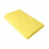 Cearceaf galben, kidsdecor,  cu elastic, din bumbac - 140x200 cm