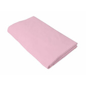Cearceaf roz, kidsdecor, cu elastic, din bumbac - 100x200 cm