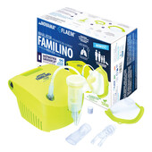 Aparat aerosoli Novama Familino by Flaem, nebulizator cu compresor, 2 moduri de nebulizare,...