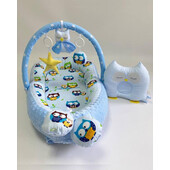 Babynest Plush MyKids 0115 Owls Blue