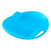 Sanie pentru copii, rotunda, din plastic, albastra, 60x59x11 cm, 12877