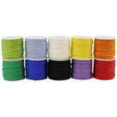 Set 10 bobine snur colorat diam 1.5 mm