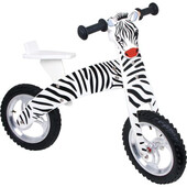 Bicicleta de echilibru fara pedale, Legler, model Zebra