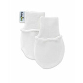 Manusi pentru nou nascuti baby glove (culoare: alb)