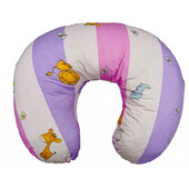 Perna pentru alaptat 2 in 1 nursing pillow zoo, babyjem (culoare: galben)