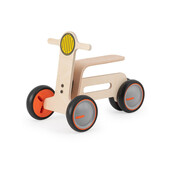 Bicicleta cu 3 roti pentru copii tribike, mamatoyz, lemn natural, fara pedale