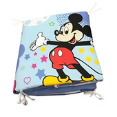 Aparatori laterale protectii laterale pat pufoase 120x60 cm h39cm deseda mickey mouse