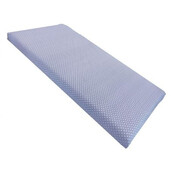Cearsaf cu elastic roata cu imprimeu buline albe pe albastru-140*70 cm