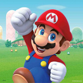 Puzzle super mario, 3x49 piese