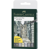 Pitt Artist Pen Soft Brush Set 8 Buc Faber-castell