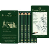 Set Arta 12 Creione Grafit Castell 9000 Faber-castell