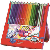 Creioane Colorate Acuarela Cu Pensula Faber-castell 36 Buc Cu Pensula