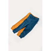 Set 2 pantaloni bebe unisex din bumbac organic si modal - bleumarin/sofran, baby cosy (marime: 12-18 luni)