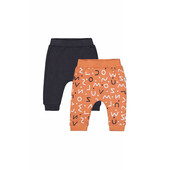 Set de 2 perechi de pantaloni litere pentru bebelusi, tongs baby (culoare: portocaliu, marime: 12-18 luni)