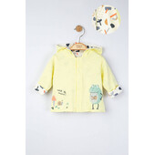 Jacheta subtire pentru copii detective, tongs baby (culoare: galben, marime: 9-12 luni)