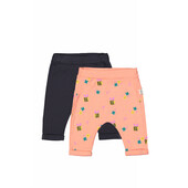 Set de 2 perechi de pantaloni albinute pentru bebelusi, tongs baby (culoare: portocaliu, marime: 12-18 luni)