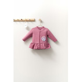Jacheta subtire pentru copii monster, tongs baby (culoare: roz inchis, marime: 24-36 luni)