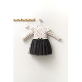 Rochita eleganta cu tulle pentru fetite monster, tongs baby (culoare: negru, marime: 24-36 luni)