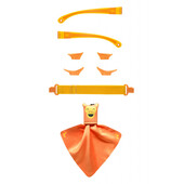 Kit accesorii pentru ochelari de soare mokki click&change, galben