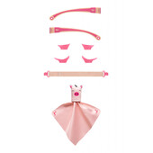 Kit accesorii pentru ochelari de soare mokki click&change, roz
