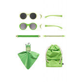 Ochelari de soare pentru copii mokki click & change, protectie uv, verde, 0-2 ani, set 2 perechi