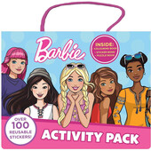 Set carti de colorat cu stickere Barbie Activity Pack Alligator AB3351BASAP