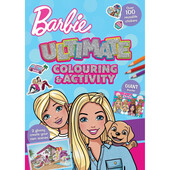 Carte de colorat cu activitati si stickere Barbie Ultimate Colour Alligator AB3356BACAB