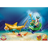 Playmobil - regele marii cu trasura rechin