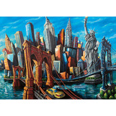 Puzzle obiective din new york, 1000 piese