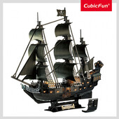 Cubic fun - puzzle 3d led nava queen anne 293 piese