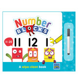 Carticica Scriu si sterg -  Numberblocks 11-20