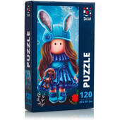 Puzzle Pretty doll in the moonlight, 23x30 cm, 120 piese De.tail DT100-02