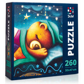 Puzzle Sleeping bear, 32x47 cm, 260 piese De.tail DT200-01
