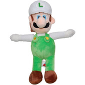 Jucarie din plus luigi cu sapca alba, super mario, 31 cm