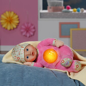 Baby born - bebelus prieten de somn cu lumina si sunete 30 cm