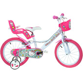 Bicicleta copii Dino Bikes 14` Hello Kitty