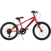 Bicicleta copii Dino Bikes 20` MTB baieti Sport rosu cu 6 viteze