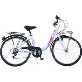 Bicicleta Dino Bikes 24` City Summertime alb