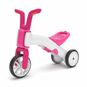 Tricicleta transformabila in bicicleta fara pedale bunzi, 2 in 1, transformabila foarte usor, cu sa reglabila, cu mic compartiment in sa, 1.9 kg, pentru 1 - 3 ani, chillafish, pink